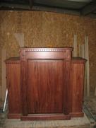 solid oak pulpit