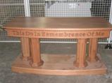 oak communion table