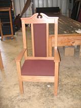 Solid Oak Pulpit Chair