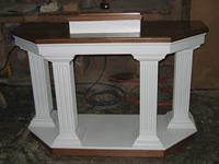 colonial column pulpit