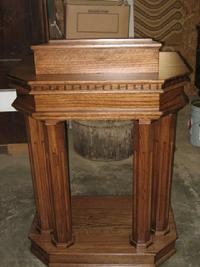 small column pulpit