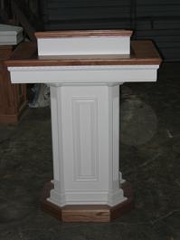 colonial pedestal pulpit