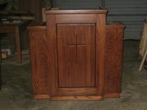 oak pulpit