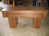 Custom Communion Table